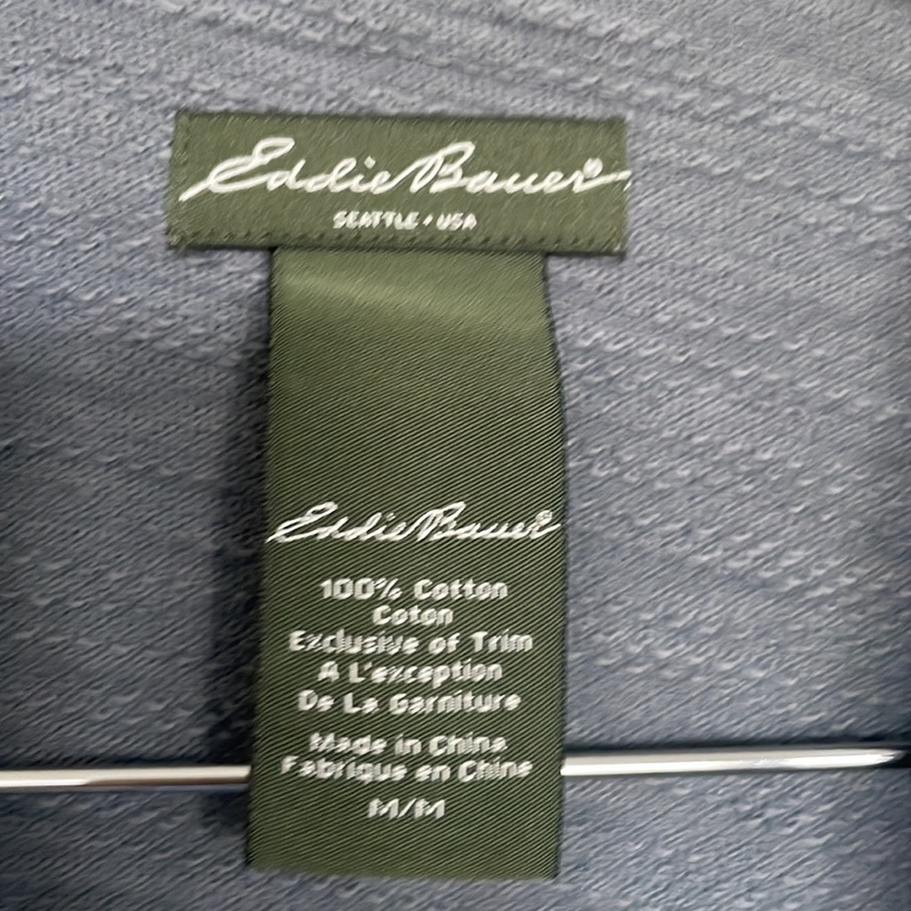 Eddie Bauer Sweatshirt Cardigan Sz M - Picture 3 of 5